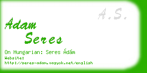 adam seres business card